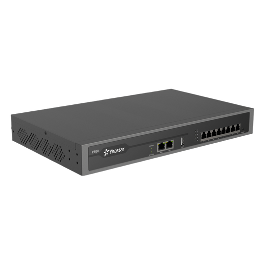 Conmutador IP PBX Enterprise / 50 Extensiones / 25 Llamadas Simultáneas / Hasta 8 Puertos FXO/FXS / Call Center Integrado / Omnicanal WhatsApp, Facebook y SMS / Transcripción y Resumen IA / Linkus UC