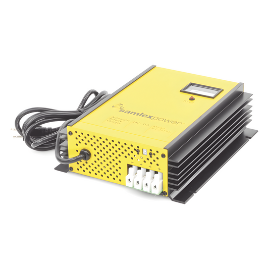 Cargador de Baterías de Plomo Ácido 24 Volts, 15 A / Bancos de 100 a 200 Ah