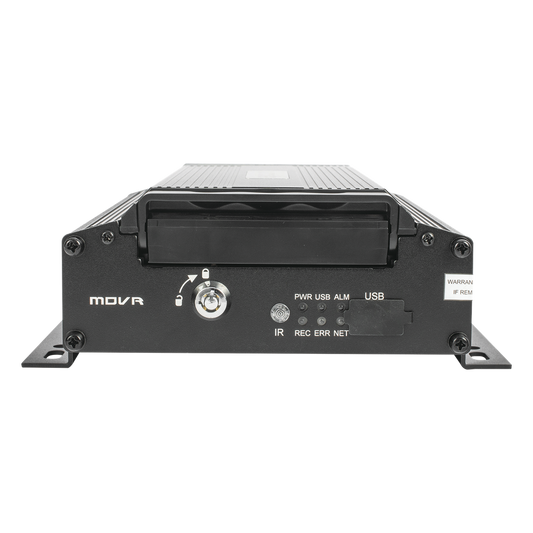 DVR Móvil / Multiplataforma / 4 Canales AHD 2 Megapixel / Almacenamiento en HDD / H.265 / Chip IA Embebido / Soporta 4G / WiFi / GPS