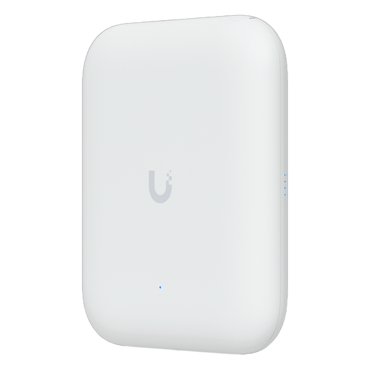 Access Point UniFi WiFi U7 Outdoor WiFi 7 802.11be Doble Banda, MU-MIMO 2x2 en Cada Banda, Puerto de 2.5 GbE, Antena Sectorial Integrada de 90° en 2.4 GHz y 45° en 5 GHz, Conectores para Antenas Omnidireccionales (incluidas), No Incluye Inyector P