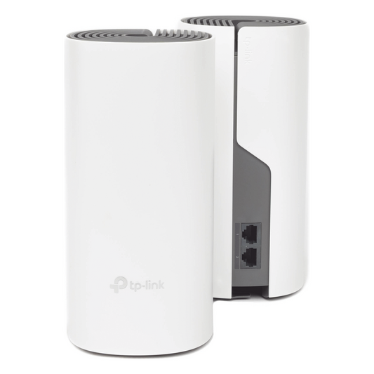 Kit de Router inalámbrico mesh Deco E4 para Hogar / Doble banda AC 1200 / 2 puertos 10/100 Mbps / Compatible con amazon alexa.