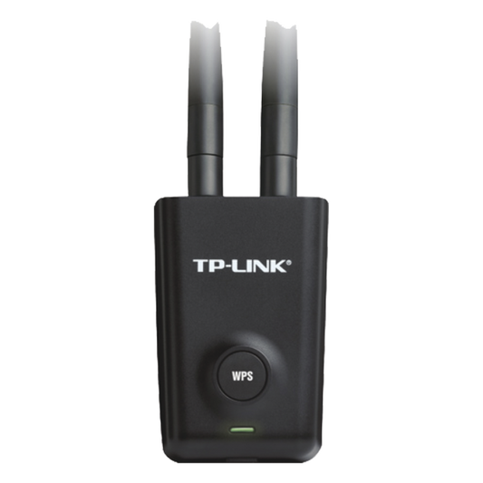 Adaptador de alta potencia USB inalámbrico/ WiFi N 300 Mbps / Frecuencia de 2.4 GHz / 2 Antenas Externas de 5 dBi / Compatibilidad Windows y Linux