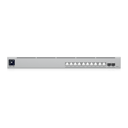 USW Pro XG 10 PoE Switch PoE+++ Capa 3 Etherlighting™ de 10 Puertos 10GbE (Todos PoE+++) y 2 Puertos SFP+ con Disponibilidad PoE de 400W