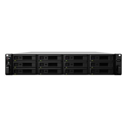RackStation RS3618xs | Almacenamiento Empresarial | CPU Intel Xeon D-1521 | 12 Bahías | Escalable a 36 Bahías | 8GB DDR4 ECC | 10GbE | Compatibilidad con Virtualización .