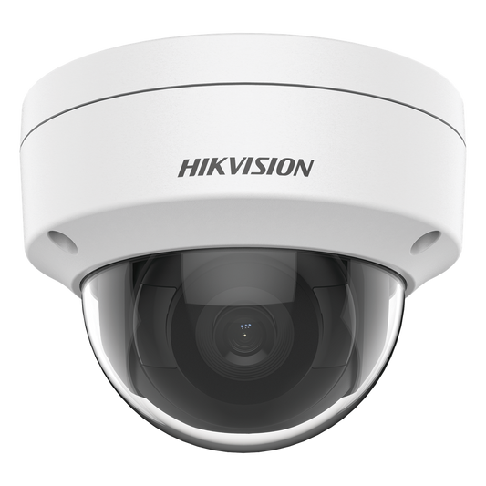 Domo IP 4 Megapixel / Lente 2.8 mm / 30 mts IR / WDR 120 dB / Exterior IP67 / Hik-Connect P2P / H.265+ / PoE / ONVIF