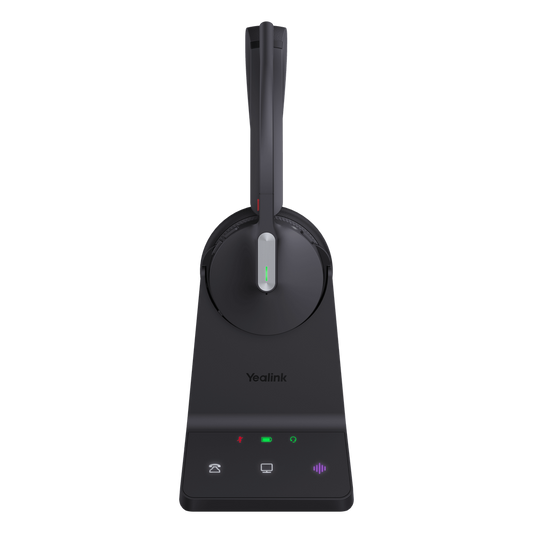 Diadema Inalámbrica Yealink WH64 DECT y Bluetooth con Capacidad de Hasta 32 Horas de Conversación