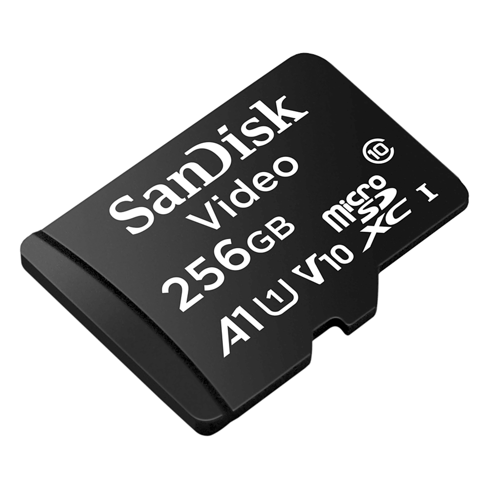 Memoria microSD SanDisk 256GB / Alta Resistencia / Videovigilancia / Clase 10
