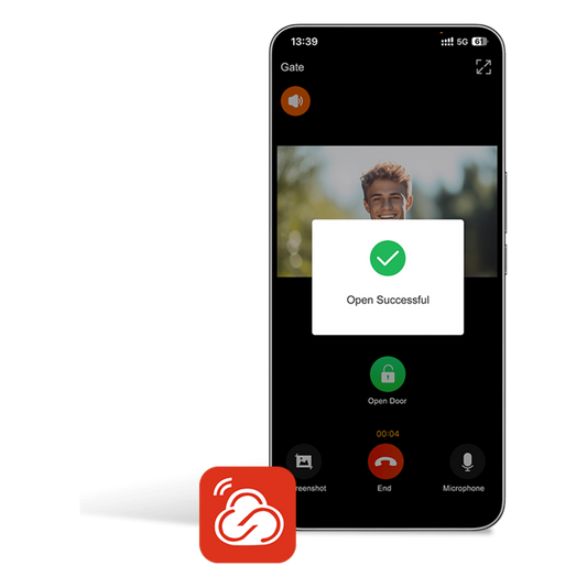 Licencia Permanente, Un Usuario Principal y 4 usuarios adicionales para App Fanvil Link , Monitoreo, Apertura Remota, Creación de Códigos QR