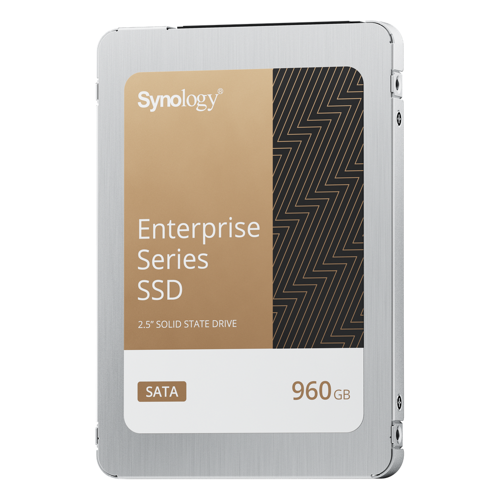 SSD SATA de 2,5" Serie Enterprise | 960 GB | Alto Rendimiento Estable | Resistencia Empresarial | Protección de Datos Integral | Análisis de Vida Útil | Compatibilidad con Synology DSM | Garantía de 5 Años
