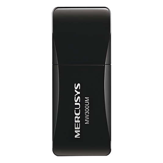 Adaptador Inalámbrico N / 300 Mbps 2.4 GHz / 2 antenas Internas / Diseño Portátil / Más comodo