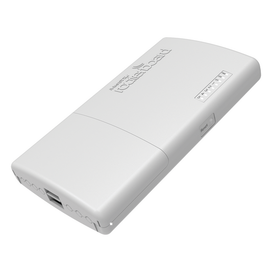 (PowerBox Pro) Router para exterior 5 puertos Gigabit, PoE Pasivo o 802.3af/at