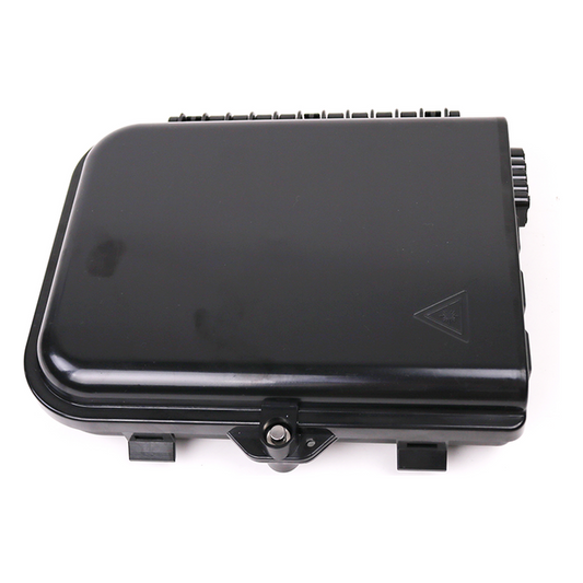 Cierre de Empalme para 24 fusiones de fibra óptica, Interior/Exterior, 3 Entradas para Cable Ø 6-12mm, con 8 acopladores SC/APC y splitter 1x8 SC/APC Incluido, IP65