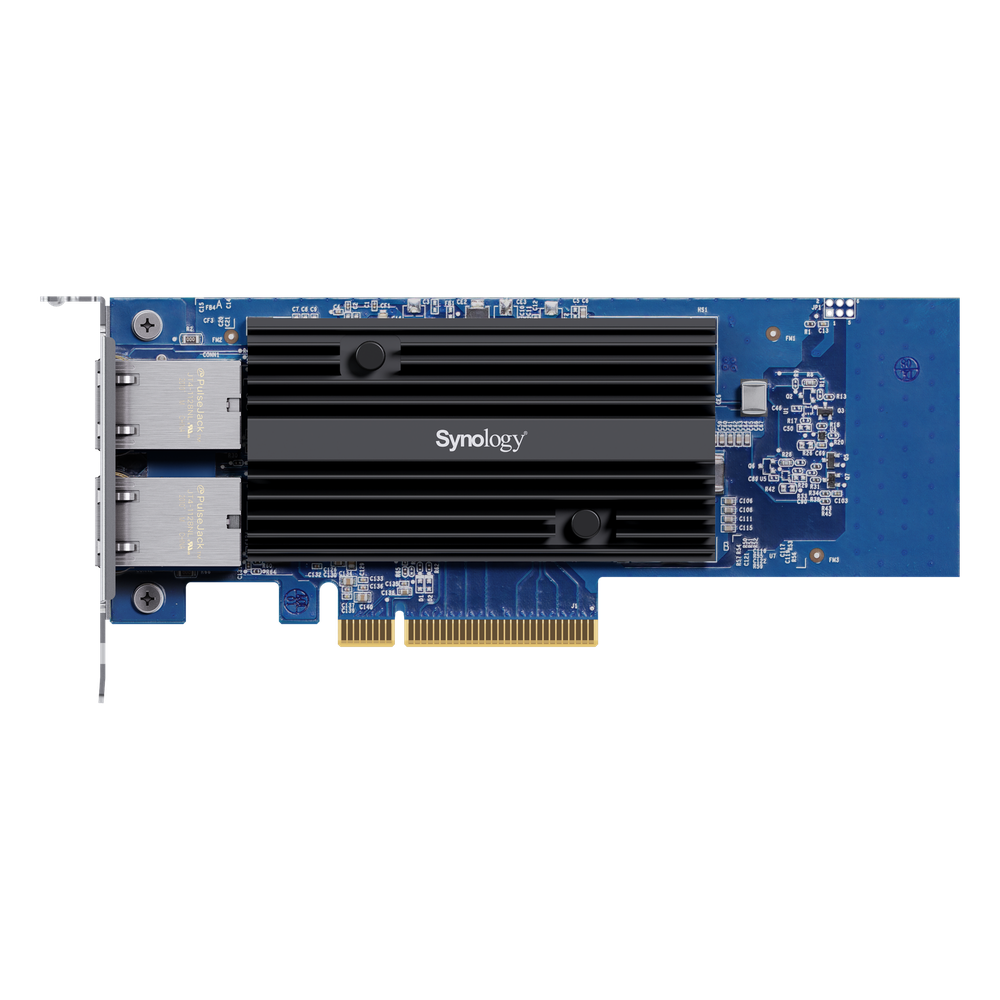 Adaptador de Red Synology E10G30-T2 | Doble Puerto 10 GbE | PCIe 3.0 x8 | Compatible con Synology | Link Aggregation.