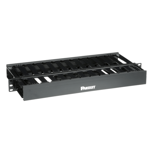 Organizador de Cables Horizontal PatchLink, Doble (Frontal y Posterior), Para Rack de 19in, 1UR