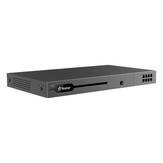 Conmutador IP PBX Enterprise Modular / 300 Extensiones Expansible a 500 / 60 Llamadas Simultáneas Expansible a 120 / Hasta 2 Puertos E1/PRI / Hot Standby / 16 Puertos FXO/FXS / Call Center y Omnicanal IA