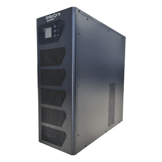 UPS de 6000 VA, Online Doble Conversión, 200 - 240 Vac de Entrada, Fase Dividida 120V/120V + N, sin Baterías con Kit de Cables de Conexión de Baterías