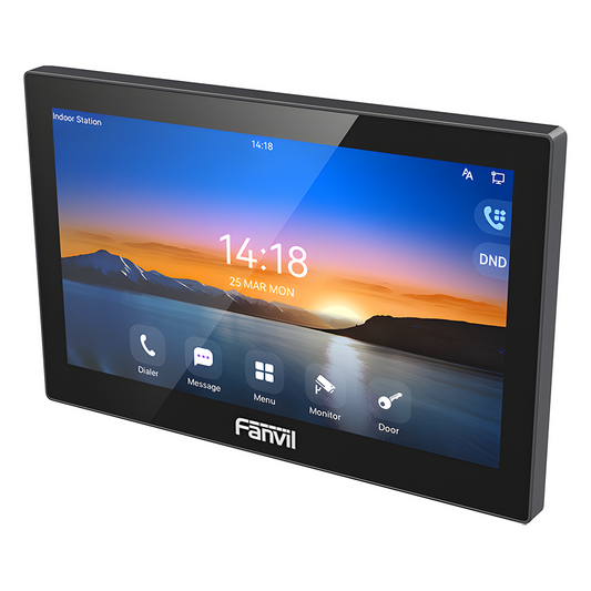 Monitor Audio/Video IP/SIP para interior, Wi-Fi, pantalla táctil de 7", Apertura remota