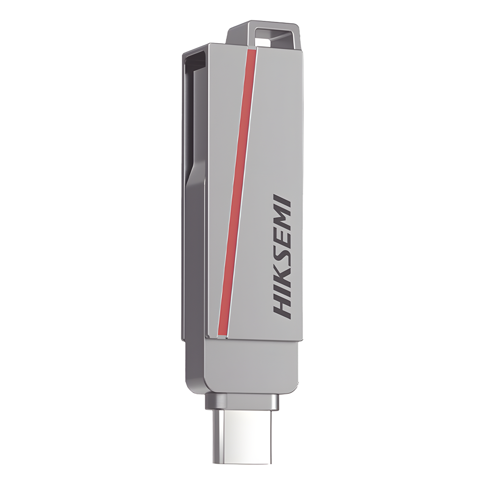 Memoria USB Dual de 256 GB / USB-C y USB-A / Transferencia de Alta Velocidad / Metálica / Compatible con Dispositivos Móviles, Windows, Mac y Linux