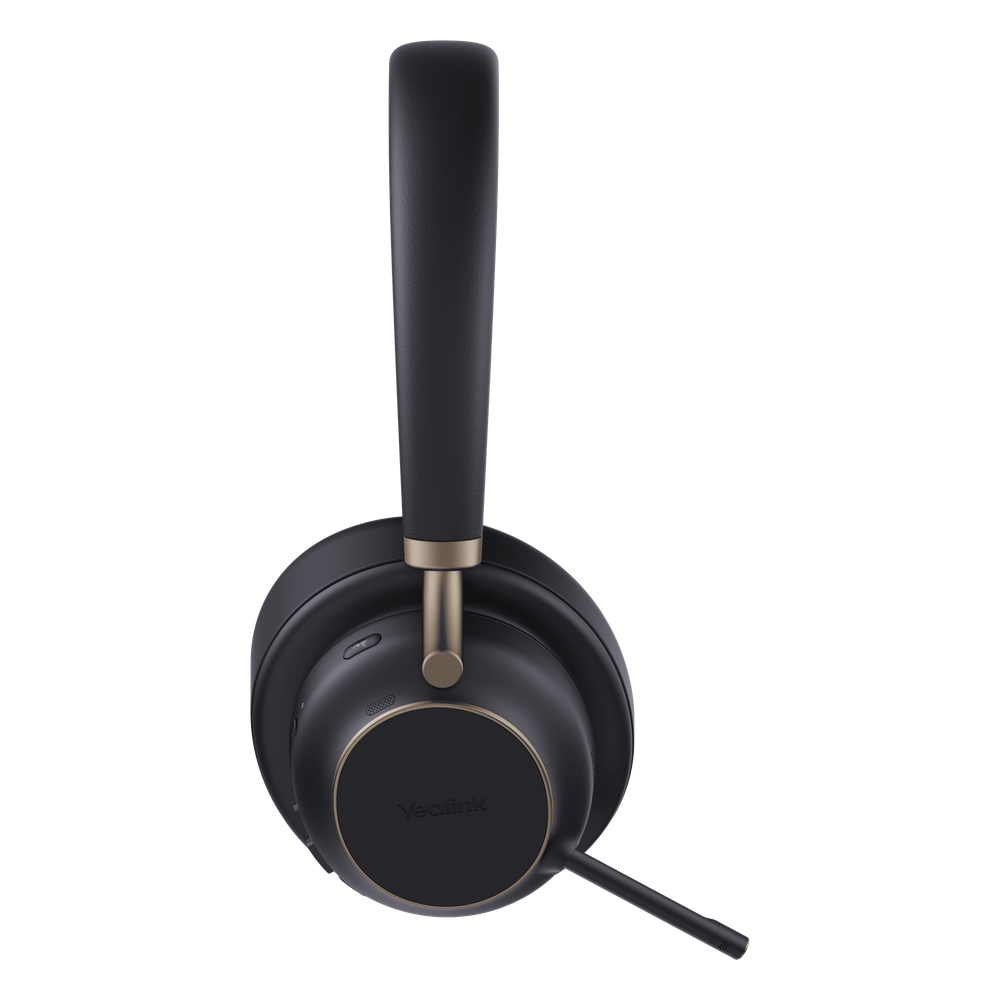 Diadema Inalambrica BH76 Plus With Charging Stand Teams Black USB C/A de Yealink con Audio HD y Certificación para Microsoft Teams