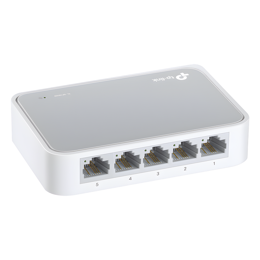 Switch de escritorio 5 puertos 10/100 Mbps