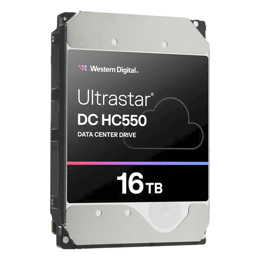 Disco Duro Data Center / 16TB / 7200 RPM / SATA 6 Gb/s / SAS 12 Gb/s / CMR / Helium / HelioSeal / RVS / 2.5M-hour MTBF / 5 Años Garantía