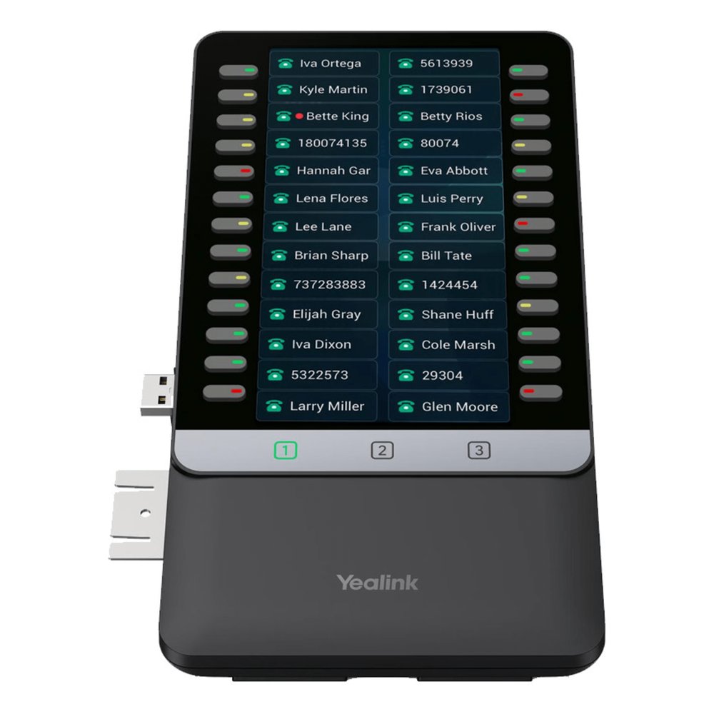 Módulo de Expansión EXP-55 de Yealink para Teléfonos IP Yealink Series T7X/T8X con Capacidad Para Hasta 78 Teclas Programables