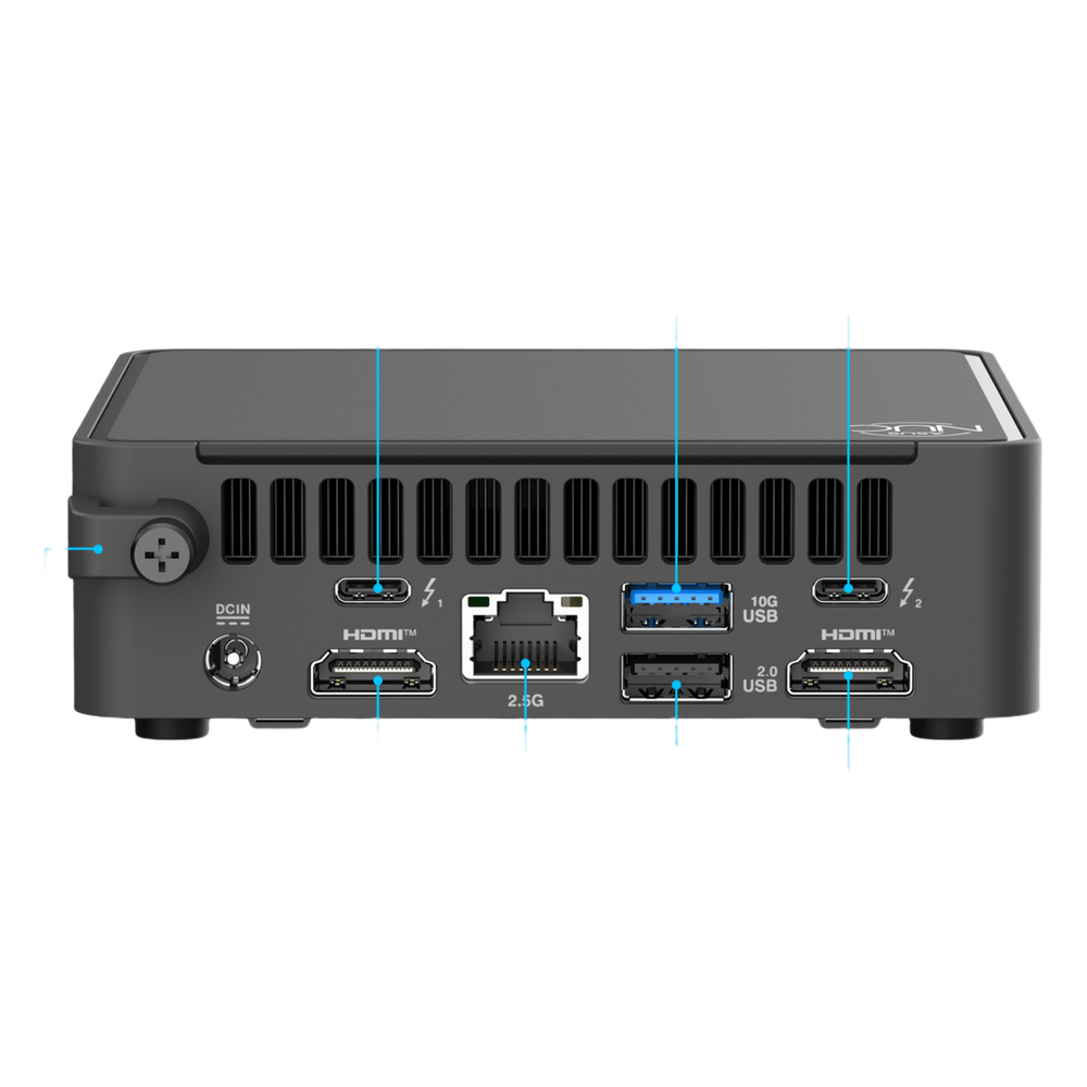 Mini PC NUC / Core i5 -210H / WiFi 7 y 2.5 GbE / Bluetooth / incluye Memoria RAM, SSD y S.O. / Incluye Fuente