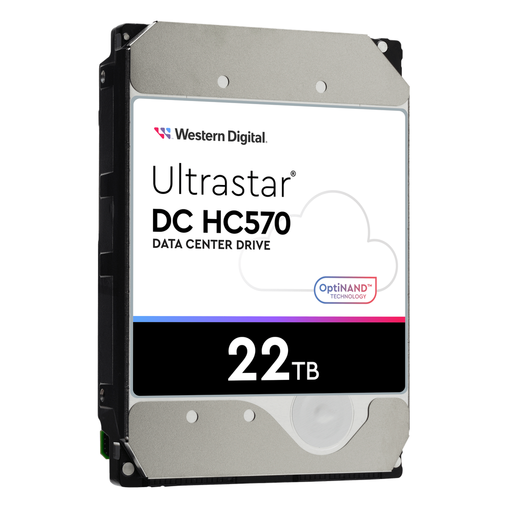 Disco Duro Data Center Ultrastar / 22 TB / 7200 RPM / 6 Gb/s SATA - 12 Gb/s SAS / HelioSeal con Helio / OptiNAND con Flash iNAND / ArmorCache / 2.5M Horas MTBF / 5 Años Garantía