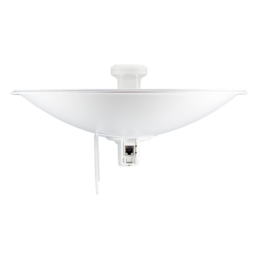 PowerBeam airMAX M5, hasta 150 Mbps, frecuencia 5 GHz (5170-5875 MHz) con antena tipo plato de 22 dBi