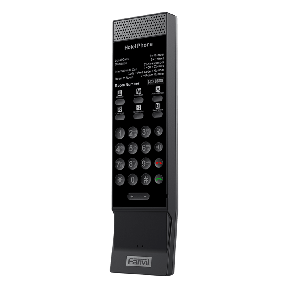 Teléfono IP Inalámbrico para Hotelería con Wi-Fi 6 Doble Banda, 6 Teclas DSS,Material Antibacterial
