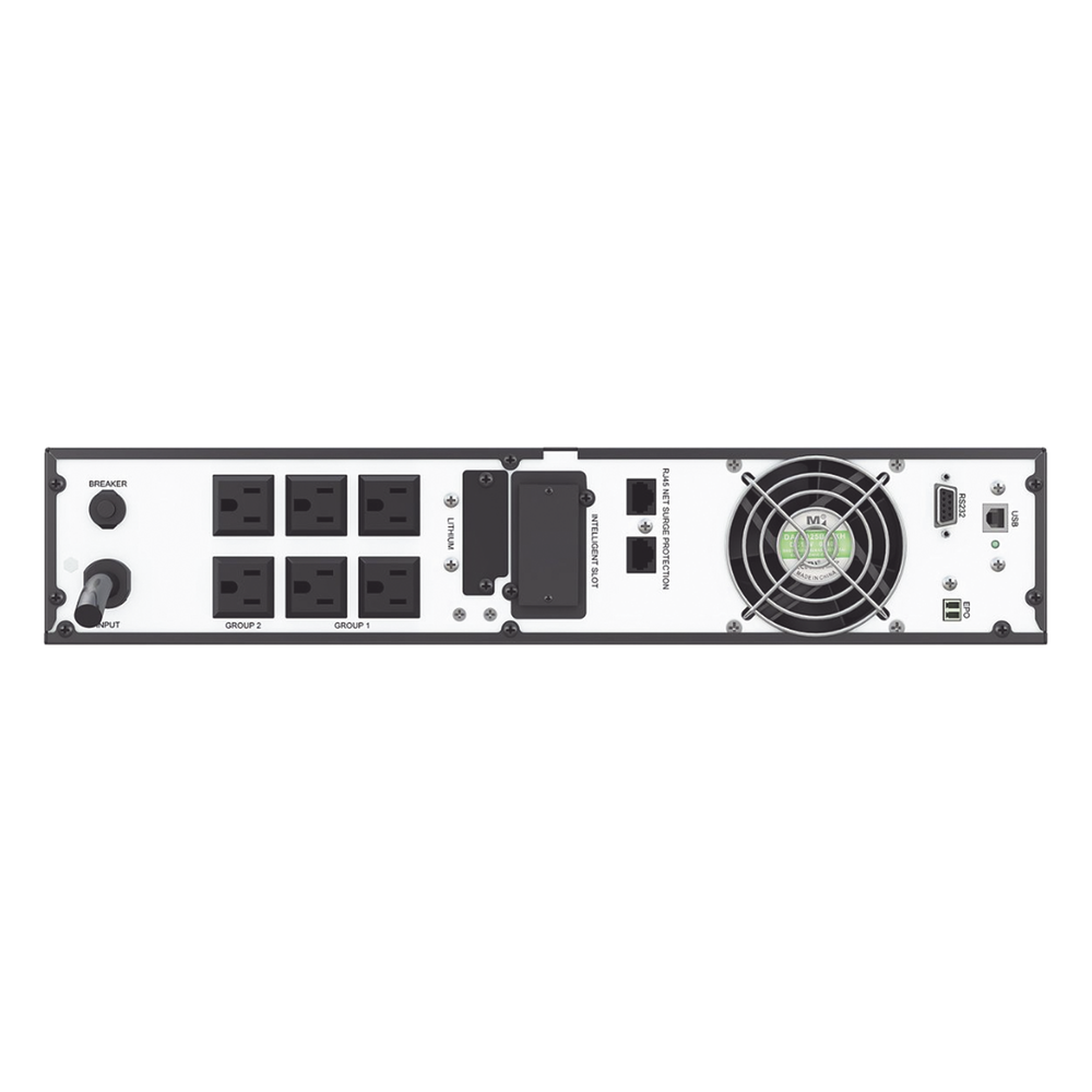 UPS SmartZone de 1000 VA/900 W, Topología Línea Interactiva, Entrada 120 Vca NEMA 5-15P, Onda Senoidal Pura, Con Baterías de Lithium-Ion (LiFePO4) de Alto Rendimiento, 2 UR, Con 6 Tomas NEMA 5-15R