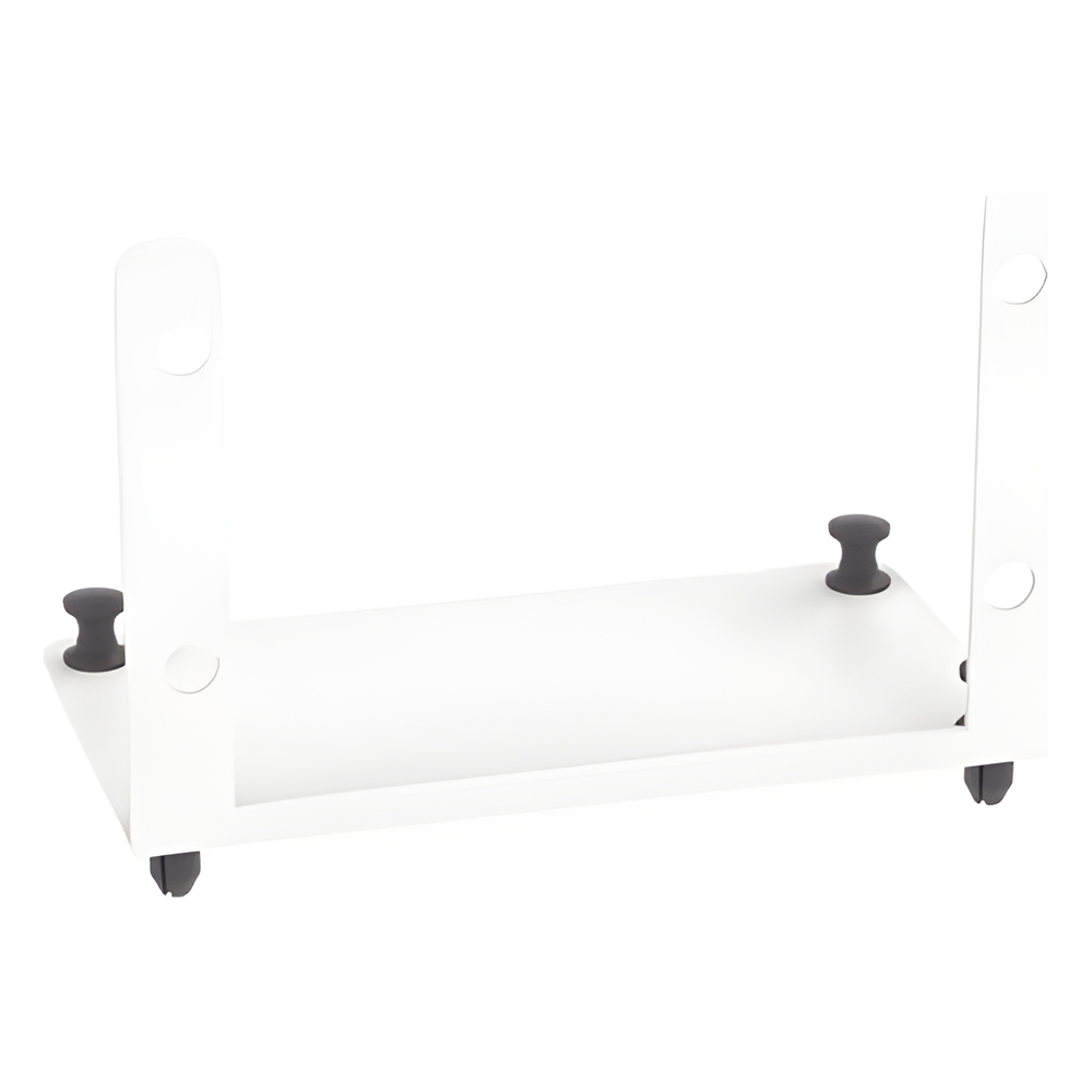 Soporte Para 2 Adaptadores de Fibra Óptica Opticom®, Para Uso con Gabinetes Multipropósito, de Instalación a Presión, Color Blanco