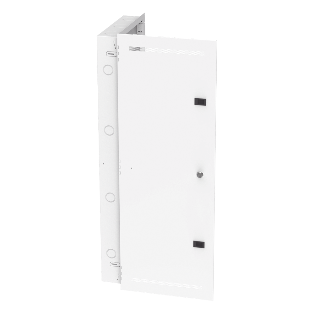 Gabinete Multipropósito de Montaje en Pared, de 42 in de Altura, Con Puerta Reversible, Fabricado en Acero, Color Blanco
