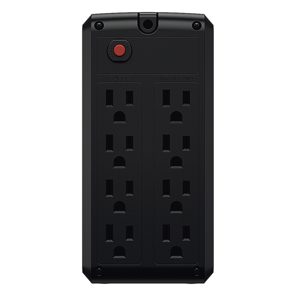 UPS de 550 VA/275 W, Topología Línea Interactiva, Entrada 120 Vca NEMA 5-15P, y 8 Salidas NEMA 5-15R, Puerto USB, Con Regulador de Voltaje (AVR)