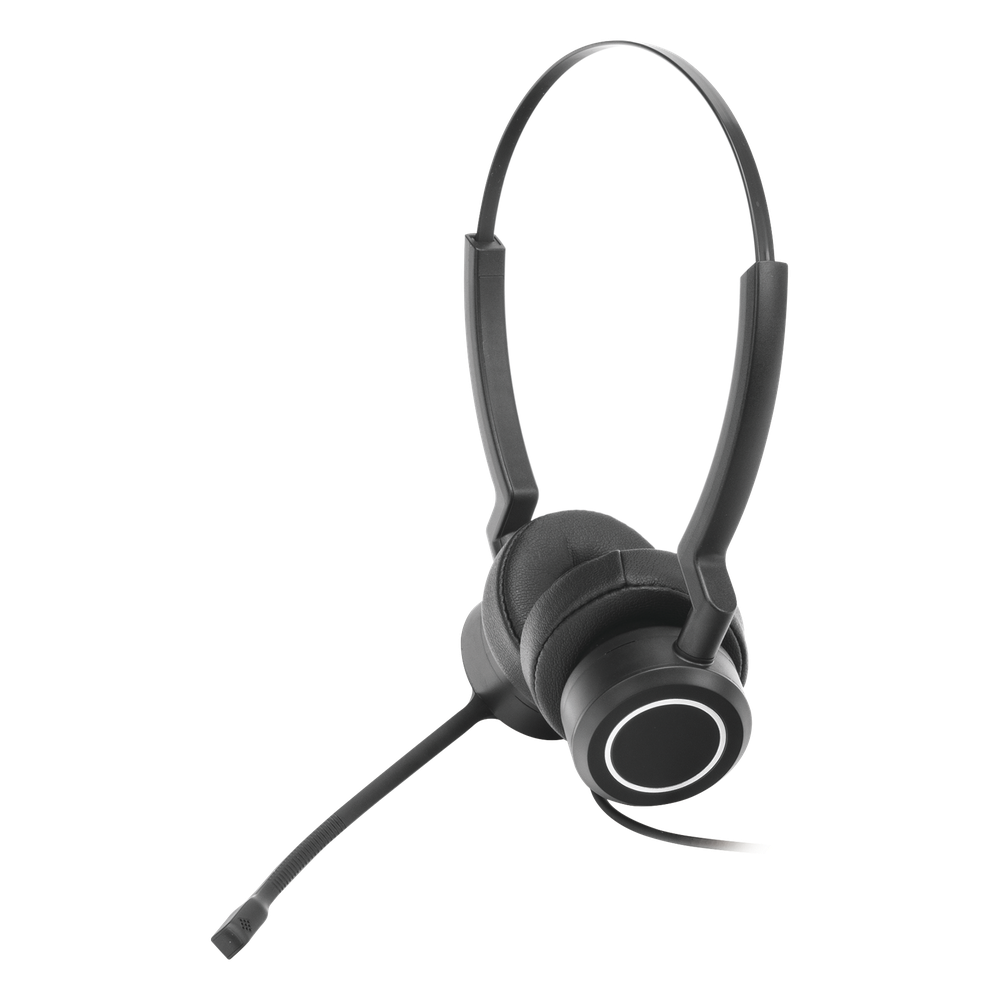 Audífonos USB de Diadema ESTÉREO con Audio HD / Micrófono con Cancelación de Ruido / Calidad para uso en Oficina