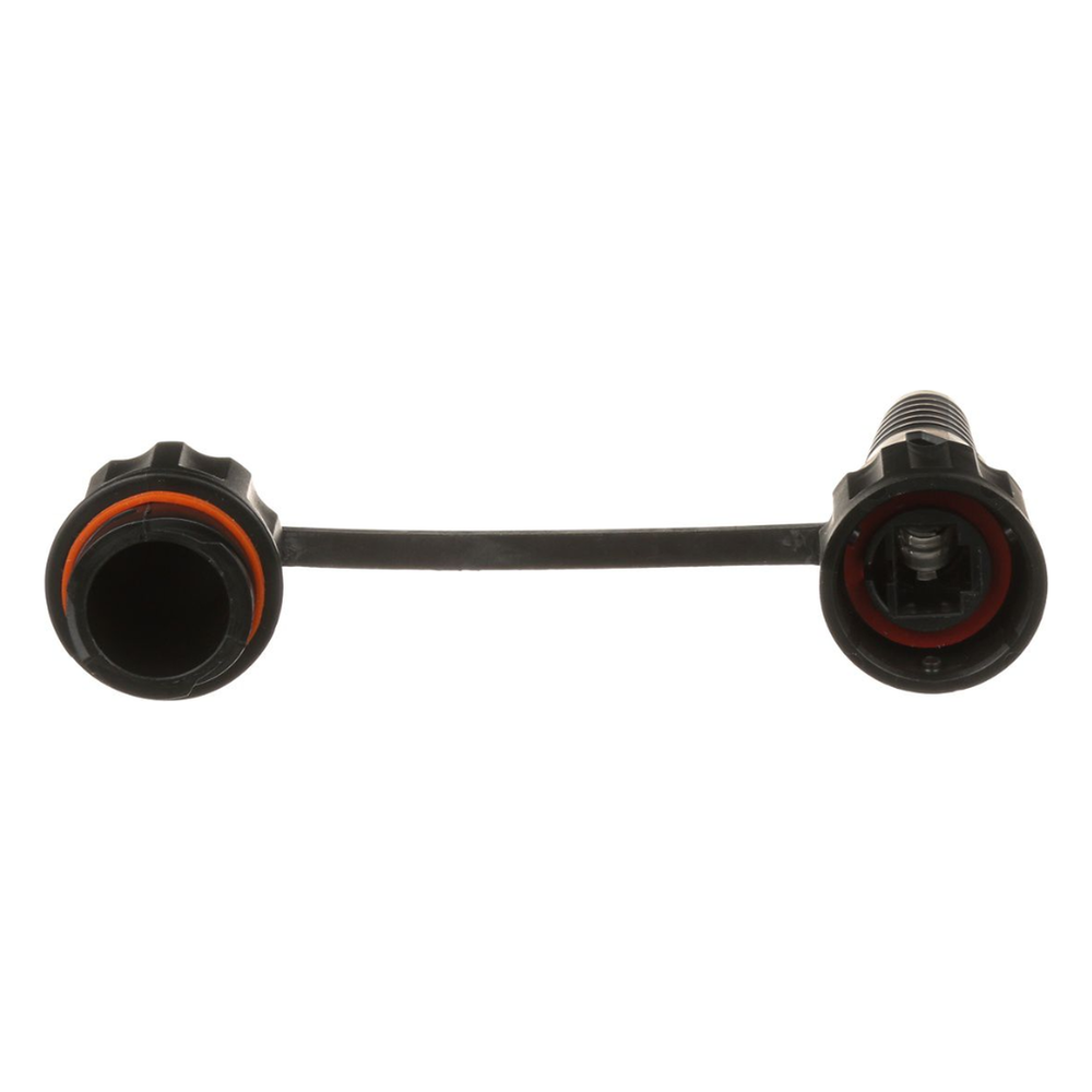 Conector Plug RJ45 de Uso Industrial Blindado, Categoría 5e, 24AWG, con Tapa Protectora, Protección IP67