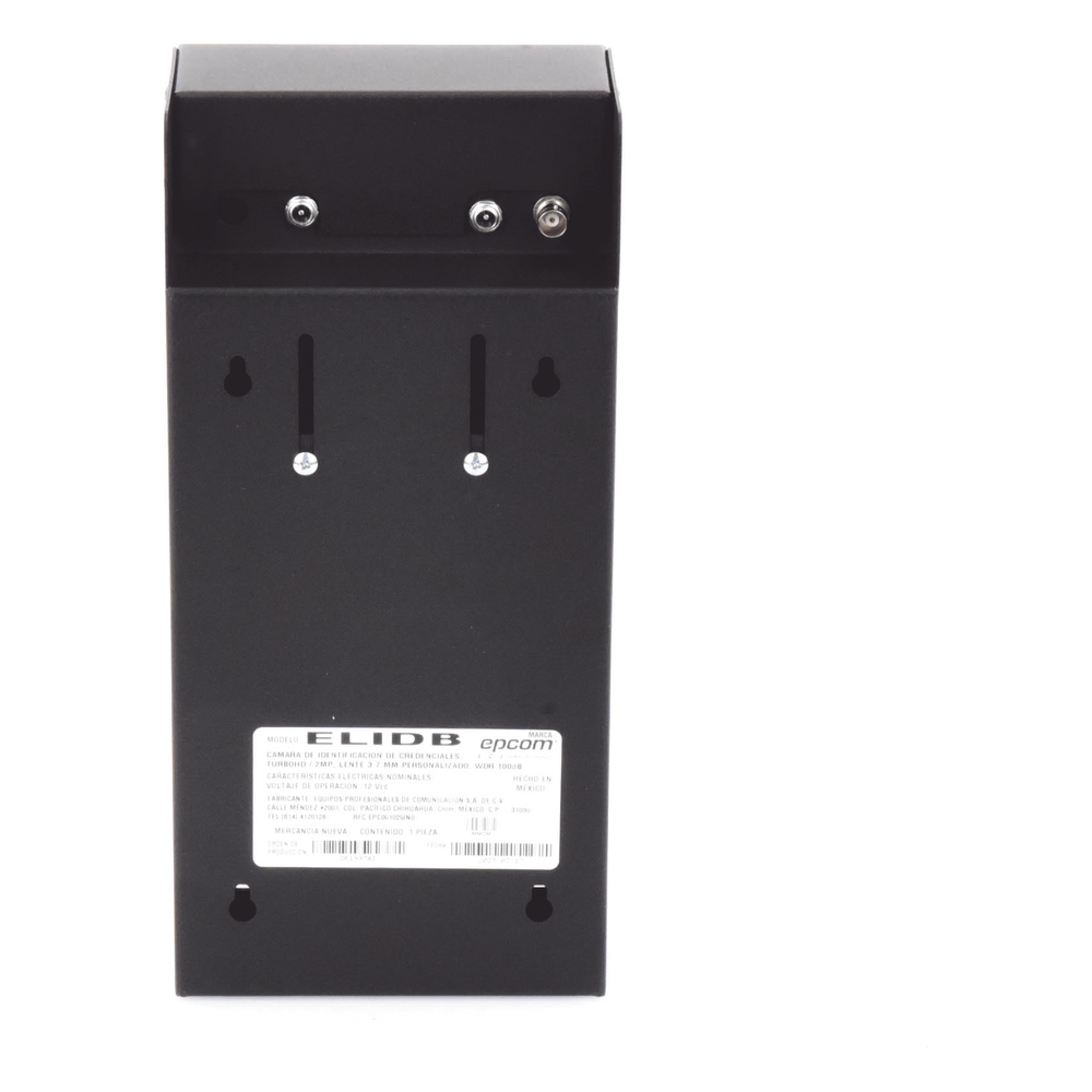Cámara de Identificación de Credenciales TurboHD / 2 Megapixel / Lente 3.7 mm (Personalizado) / WDR 100 dB / Uso en Interior / Compatible con Cualquier DVR de 1080p o Superior