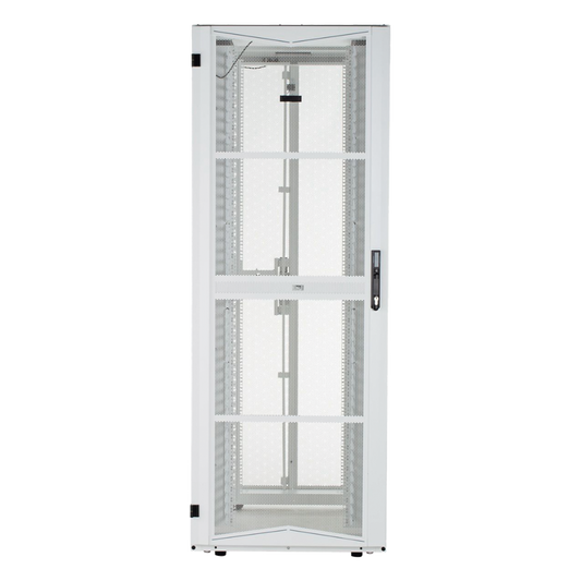 Gabinete FlexFusion para Centros de Datos, 42 UR, 600 mm de Ancho, 1070 mm de Profundidad, Fabricado en Acero, Color Blanco