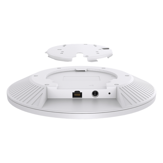 Punto de Acceso Omada / Wi-Fi 7 BE11000 MU-MIMO 2x2 / 1 Puerto 10 Gbps / Mesh Omada / Operaciones Multiencale (MLO) / Configuración por Controlador o Stand-Alone / Para Montaje en Techo/pared / Alimentación PoE+