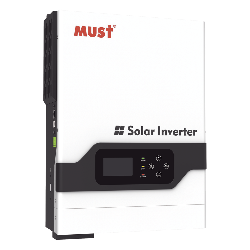 Inversor / Cargador de 2 KW para Sistemas Tipo Isla a 24Vcd / 120Vca, Onda Sinusoidal Pura con Controlador MPPT