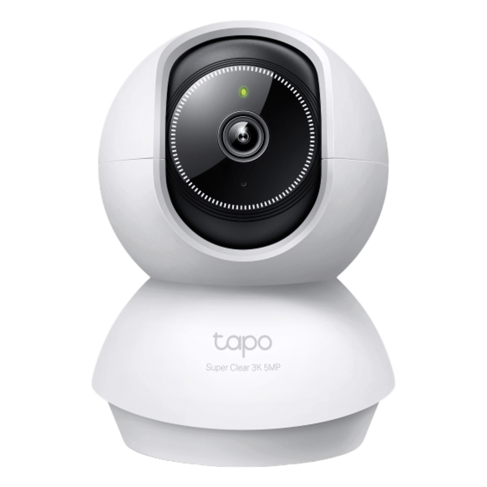 Cámara de Seguridad Doméstica Tapo C230 / 5MP 3K (2880×1620) / 360° Pan-Tilt / Detección Inteligente IA / Visión Nocturna 12 m (40 ft) / Audio Bidireccional / Almacenamiento microSD 512GB / Compatible Alexa y Google H