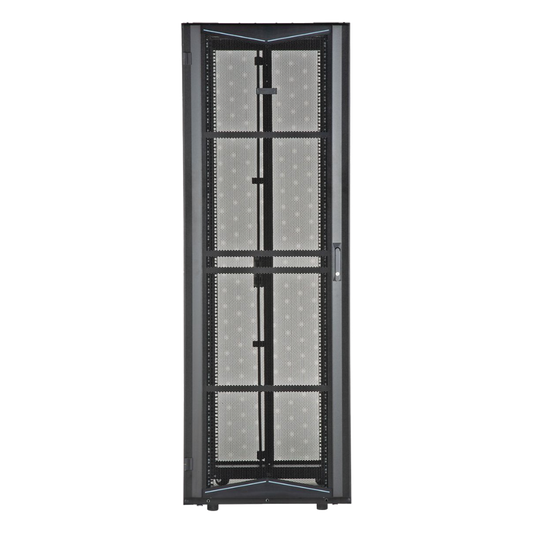 Gabinete FlexFusion para Centros de Datos, 42 UR, 800 mm de Ancho, 1200 mm de Profundidad, Fabricado en Acero, Color Negro