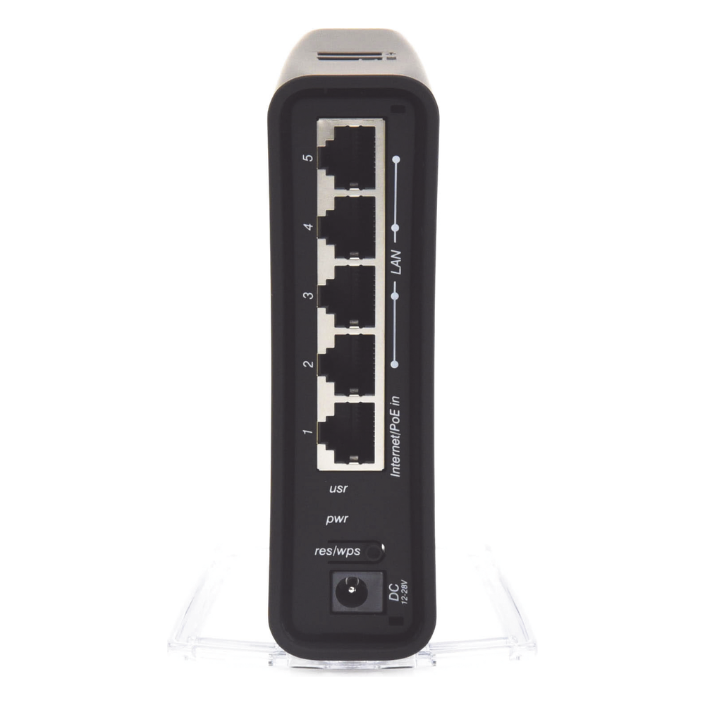 (hAP ac2) 5 Puertos Gigabit Ethernet, 1 puerto USB, Doble Banda 802.11 b/g/n/ac, antena de 2.5 dBi hasta 500 mW de Potencia