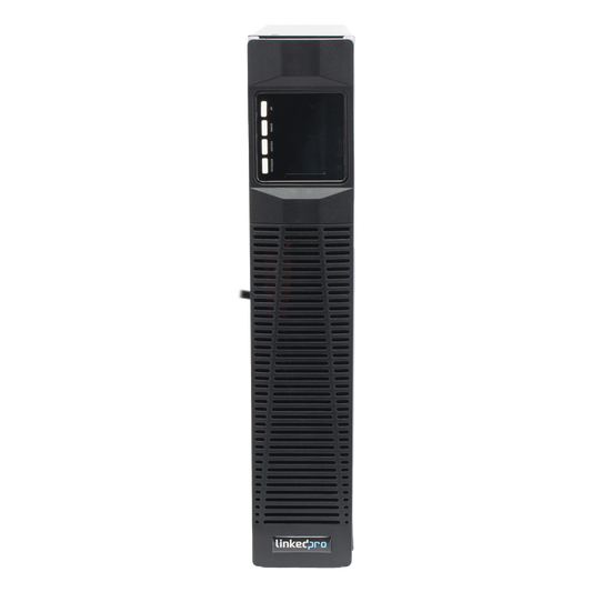 UPS de 2000VA/1800W / Topología On-Line Doble Conversión / Entrada y Salida de 120 Vca / Clavija de Entrada NEMA 5-20P / Pantalla LCD Configurable / Formato Rack/Torre