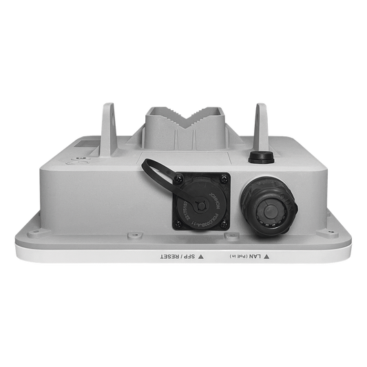 Punto de Acceso Industrial Super Wi-Fi 6 Conectorizado 2x2, Doble Banda Simultanea en 2.4 y 5 GHz, Hasta 400 m de Cobertura, 512 Usuarios Concurrentes