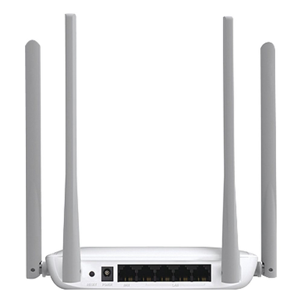 Router Inalámbrico N Mejorado / 2.4 GHz de 300 Mbps / 1 Puerto WAN 10/100 Mbps / 3 Puertos LAN 10/100 Mbps / 4 Antenas de 5 dBi