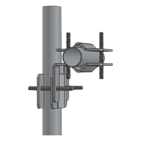 Herraje Adaptador Cruzado para Mástil para Diámetros desde 7/8" hasta 2".