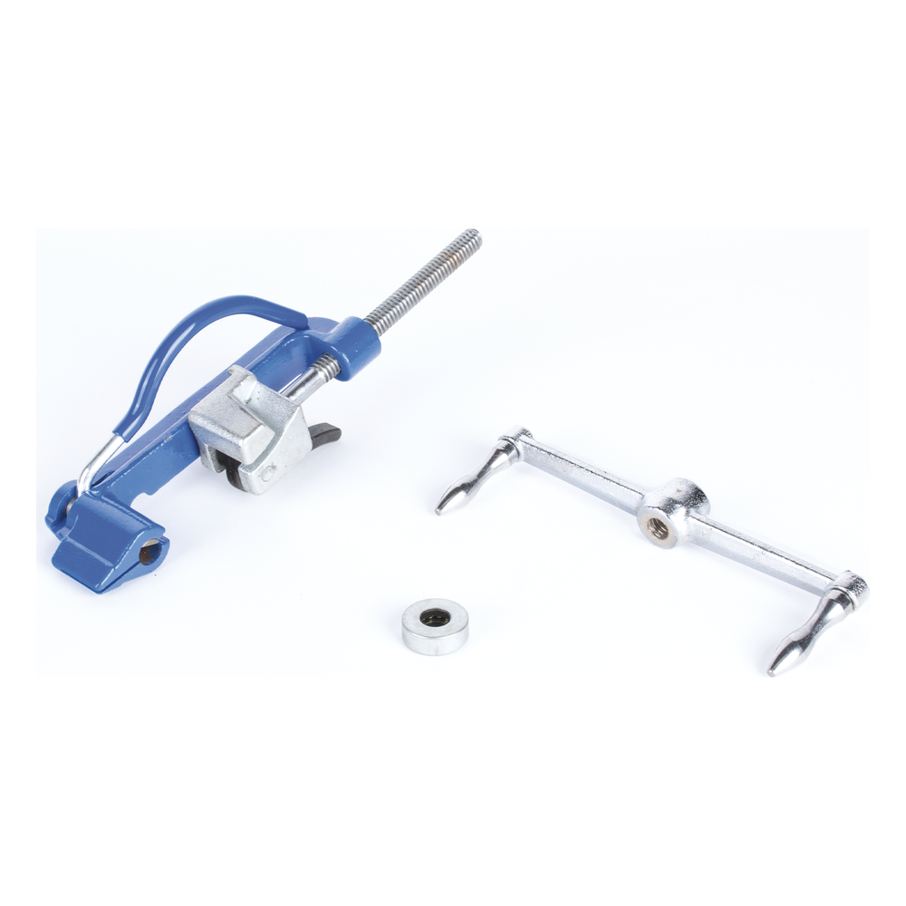 Flejadora Manual Ajustable con Corte para Fleje de 3/4" y 5/8".
