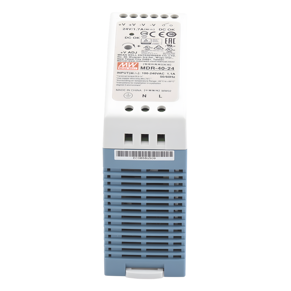 Fuente de poder Industrial Riel Din 24Vcc, 40W