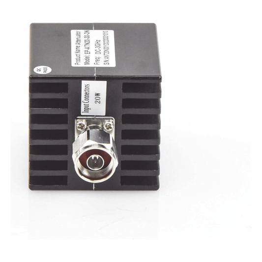 Atenuador en Línea de 30 dB / 20 Watt Máx. / CD-3 GHz / Interiores / N macho - N hembra.